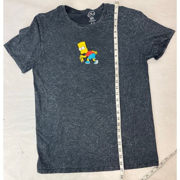 Bart Simpson The Simpsons Graphic Tee "I Didn't Do It" Heather Gray - Medium - Picture 4 of 5